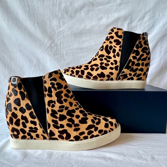 Coconuts by Matisse, "Lure", Tan and Black, Cheetah, Leather & Fur, Sz. 10, EUC - Picture 11 of 11